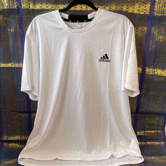 adidas Other - NWOT Adidas White Short-Sleeve Logo Tee.  Men’s Size XL